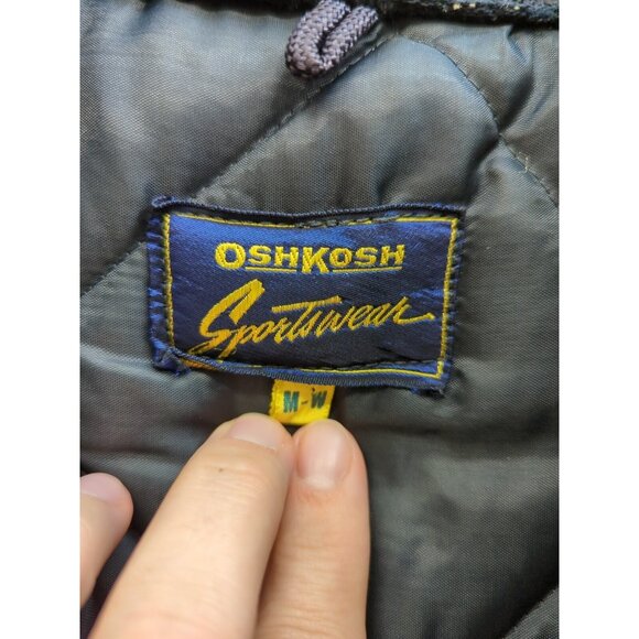 ✅VTG Oshkosh Sportswear Snow Snowmobile Suit Black Belted Talon Zipper Womens M - Picture 2 of 14